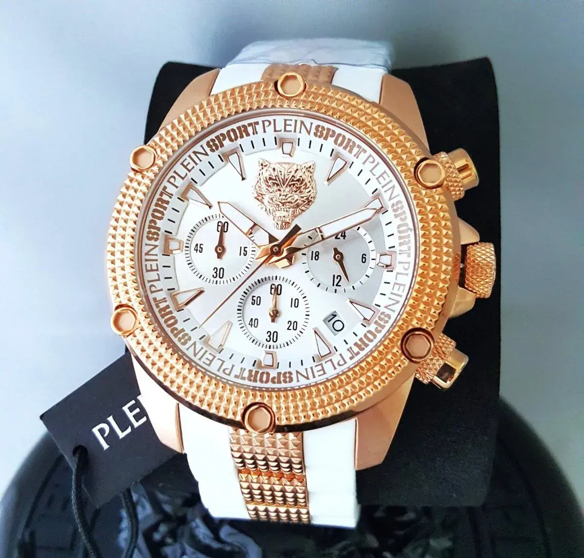 Philipp Plein - Chronograf - Zlaté - Lebka tygra - Nové