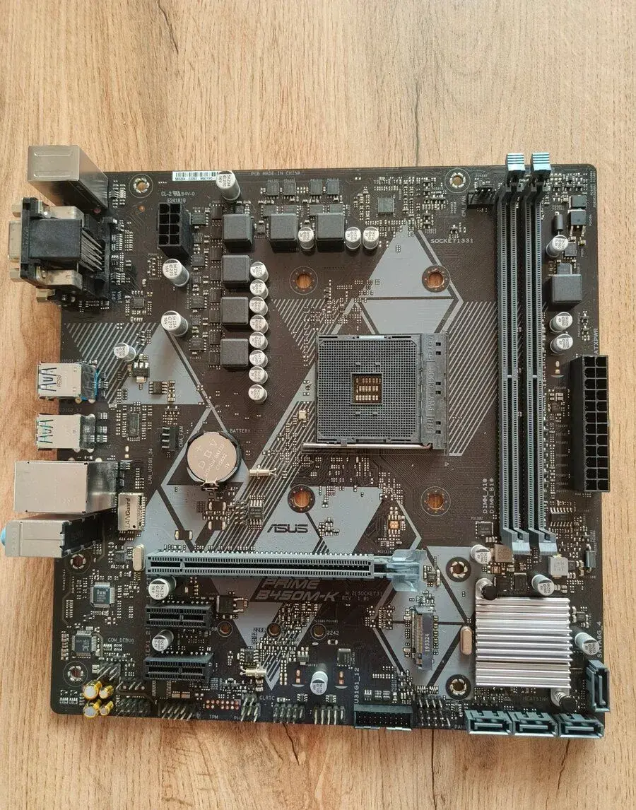 ASUS PRIME B450M-K, AM4