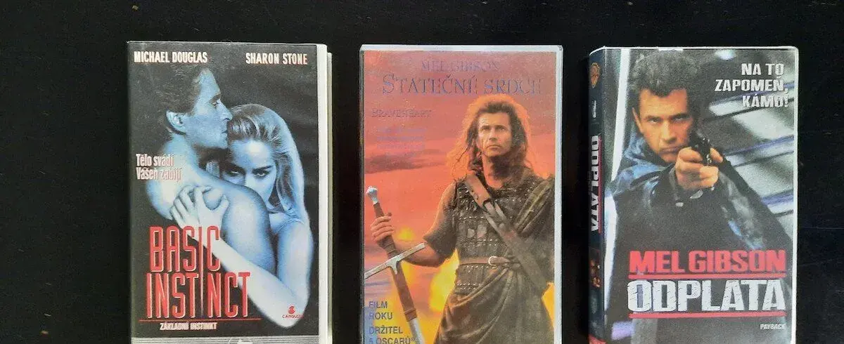 665 - 3x VHS videokazety originál filmy
