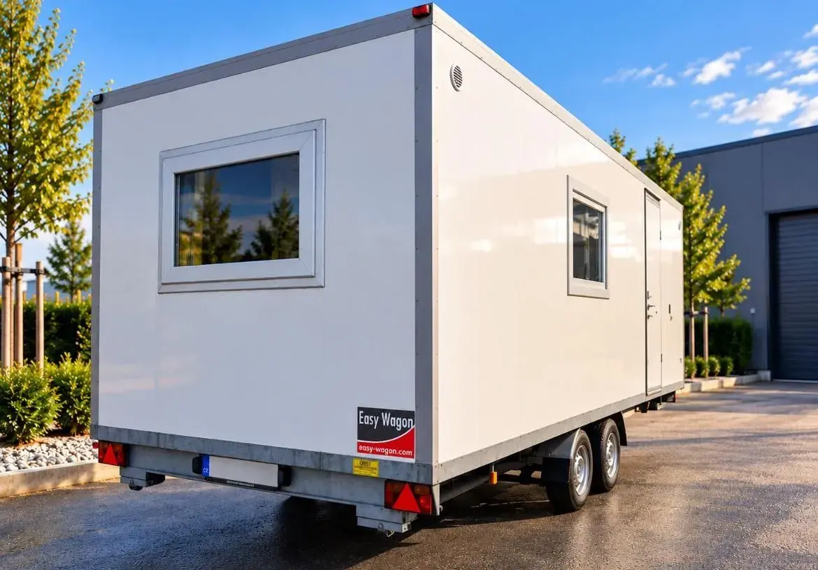 MOBILNÍ DŮM / KANCELÁŘ / OBYTNÝ PŘÍVĚS – 2 VELIKOSTI – CZ RE