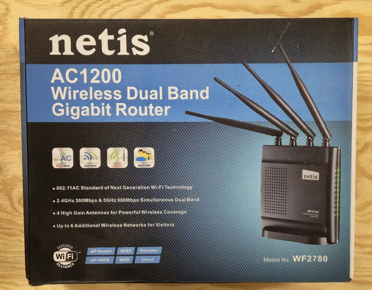 Wifi router NETIS AC1200