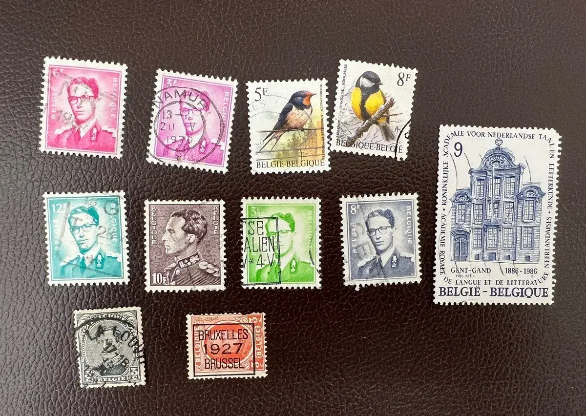 Poštovní známky Belgie, Kanada a další země – 19 ks