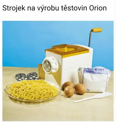 Strojek na výrobu těstovin