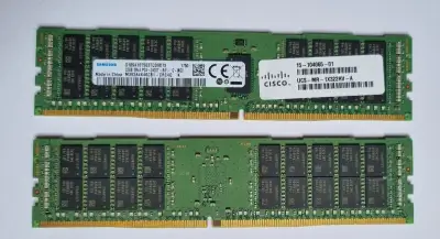 Samsung 32GB DDR4 2Rx4 PC4-2400T-RA1-12 2400MHz ECC RDIMM Re