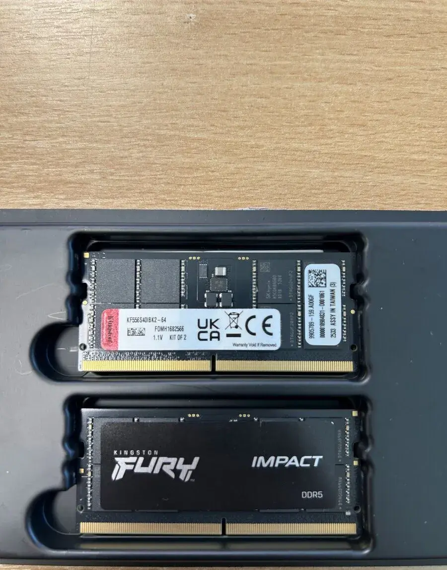 64GB DDR5 SO-DIMM Kingston FURY 2x32GB 5600MHz záruka