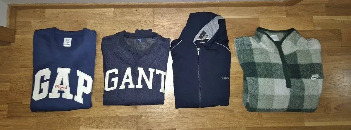 Gant, Gap - nová, NIKE, Boss - nová