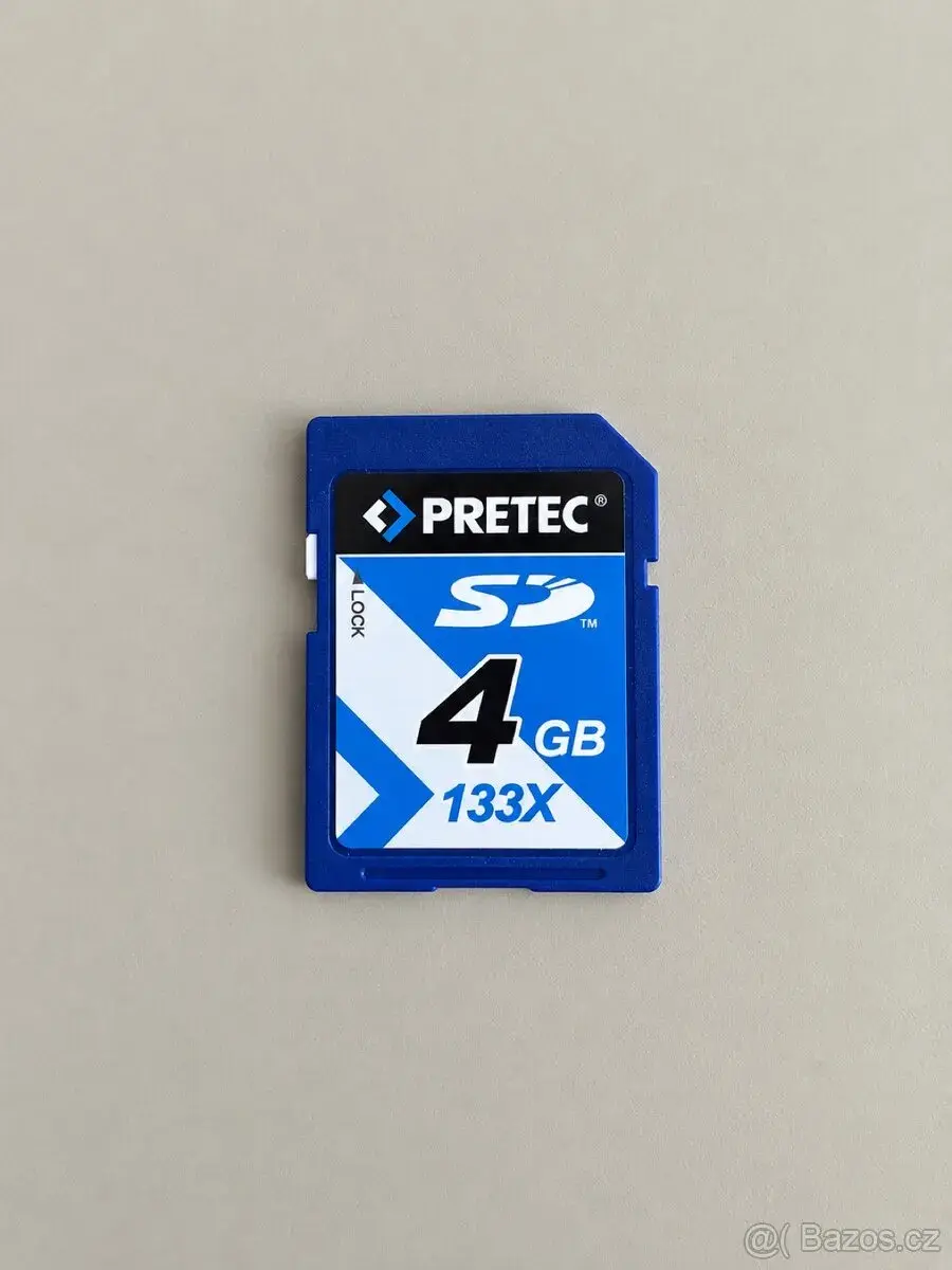 Pretec SD karta 4 GB 133X