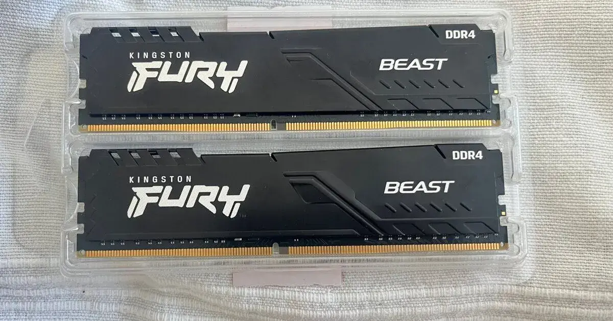 DDR4 16Gb (2x8Gb) Kingston Fury 2666MHz CL16 Black