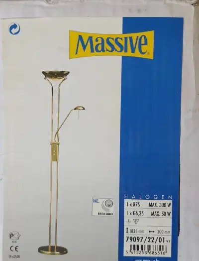 Stojací halogenová lampa – nová, nikdy nepoužitá