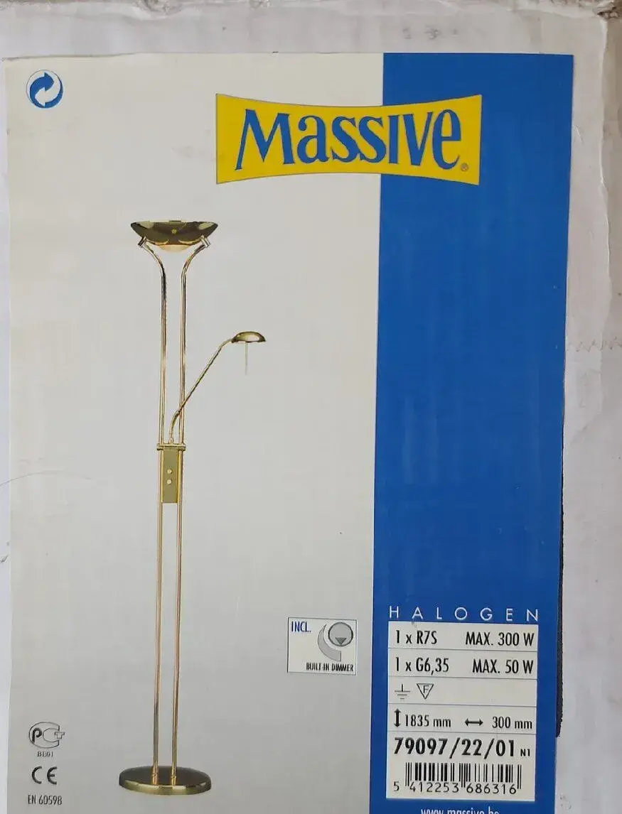 Stojací halogenová lampa – nová, nikdy nepoužitá