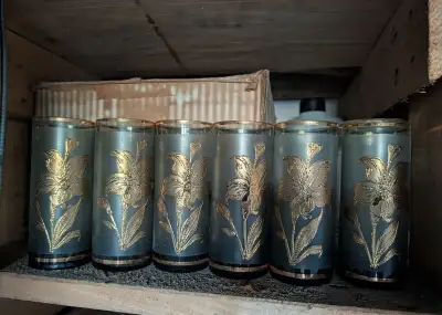 Retro sklenice Bohemia Glass