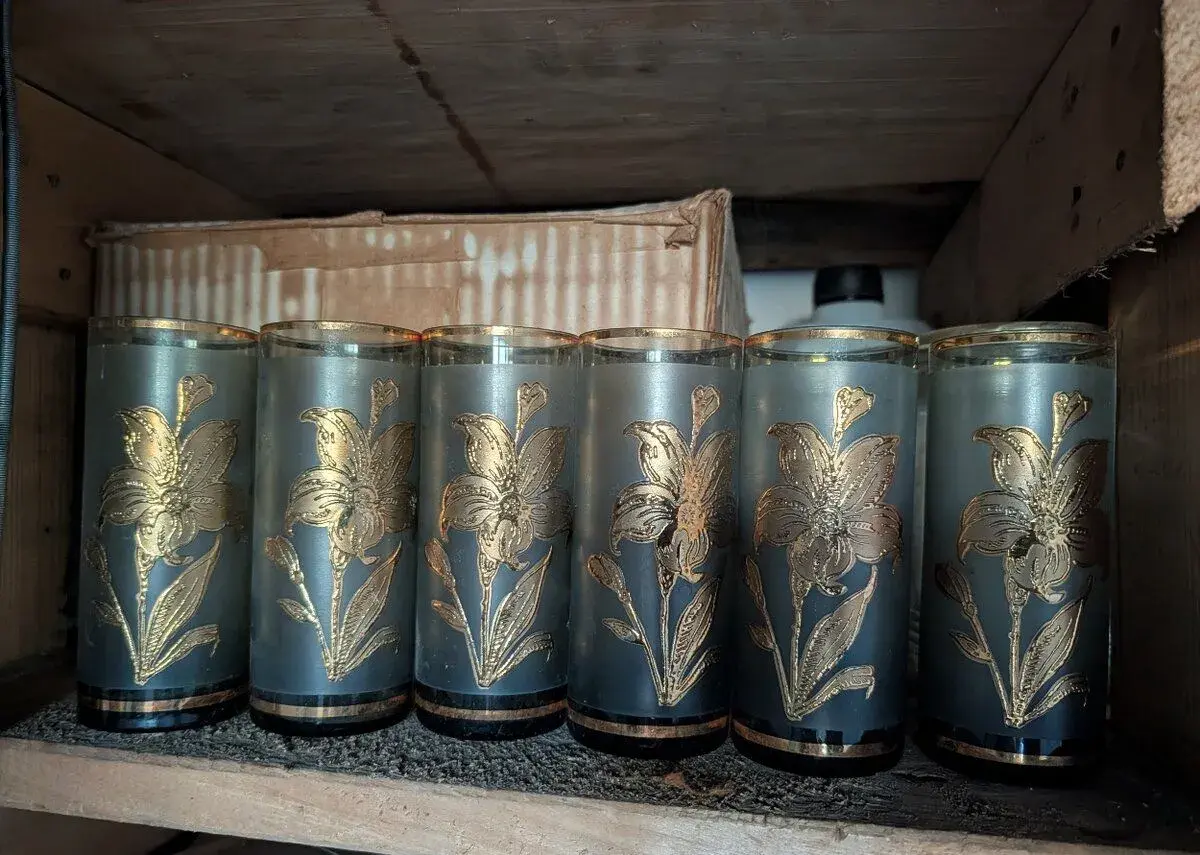 Retro sklenice Bohemia Glass