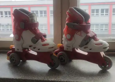 Dívčí rostoucí inline brusle