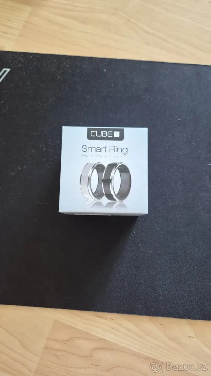 Chytrý prsten CUBE1 Smart Ring černý