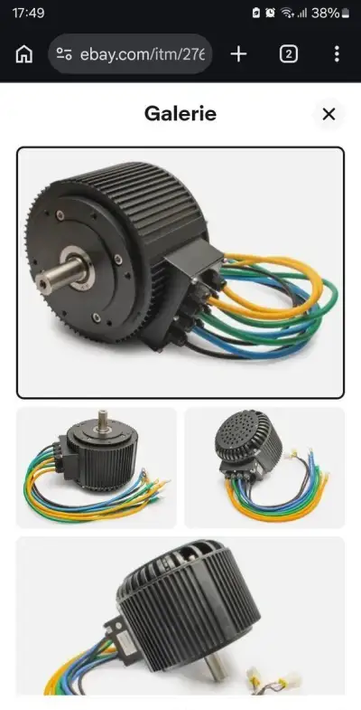 Golden motor bldc 10kw