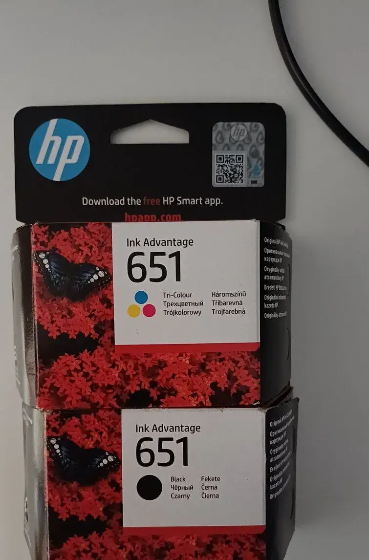 Originální cartridge HP 651 Ink Advantage (černá + barevná s
