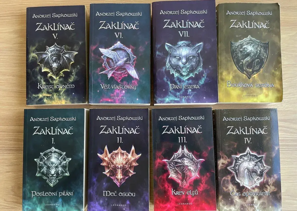 Zaklínač - 8 knih - Brožované