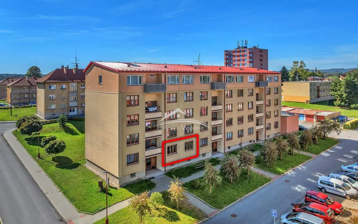 Pěkný zděný byt 3+1 Dobronín, 14 km Jihlava