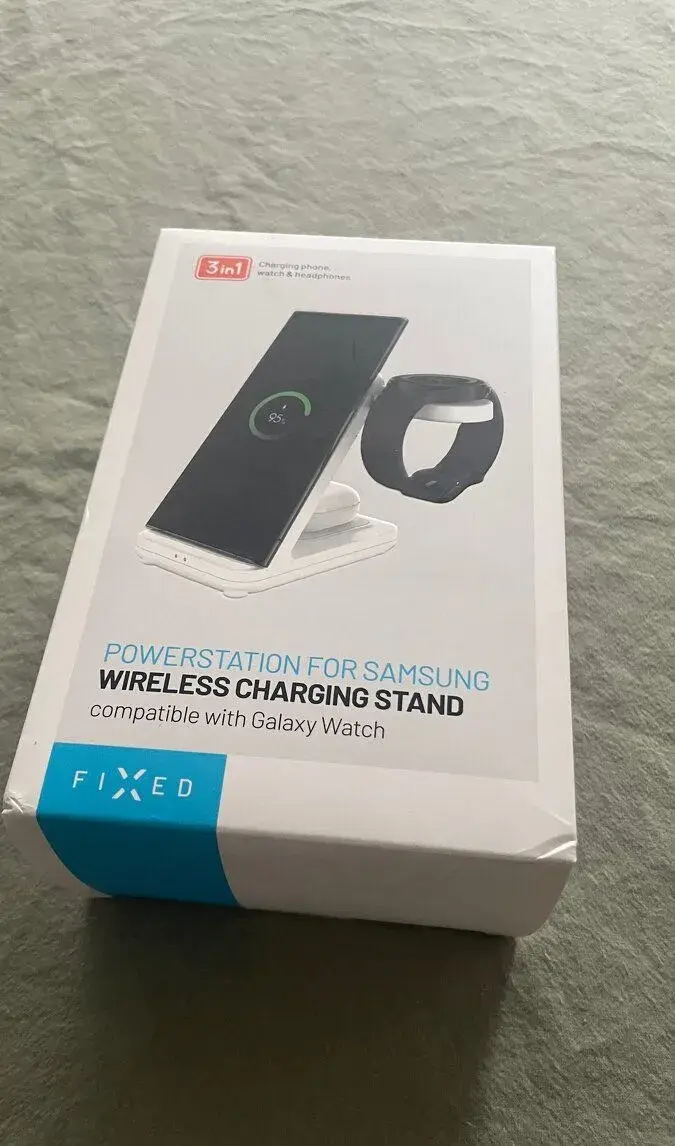 Bezdrátový nabíjecí stojánek FIXED pro Samsung Galaxy