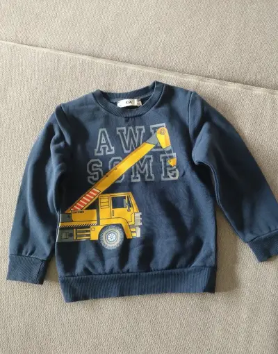 Mikina C&A vel.116 bez kapuce