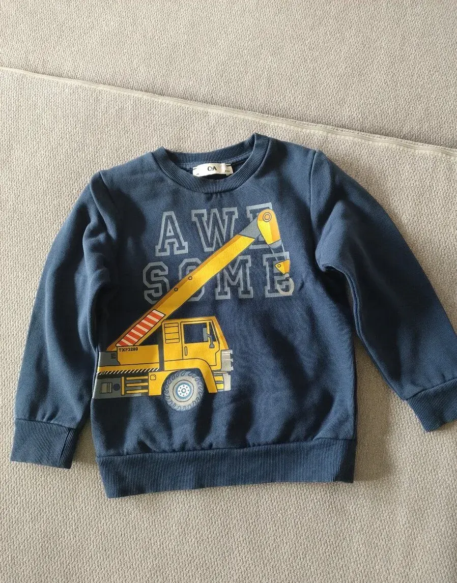 Mikina C&A vel.116 bez kapuce