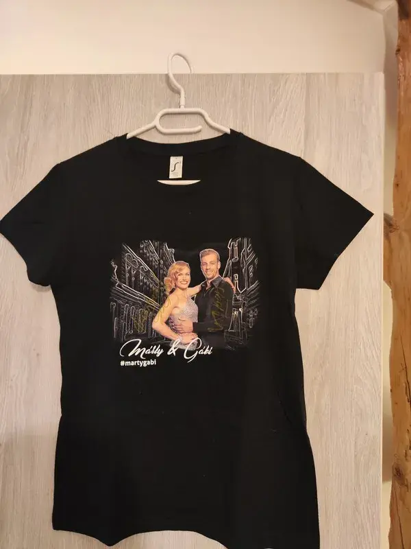 Podepsané tričko triko Stardance Gábi & Márty