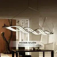 LED ZÁVĚSNÉ SVĚTLO 80W DVOJITÁ VLNA SE STMÍVAČEM