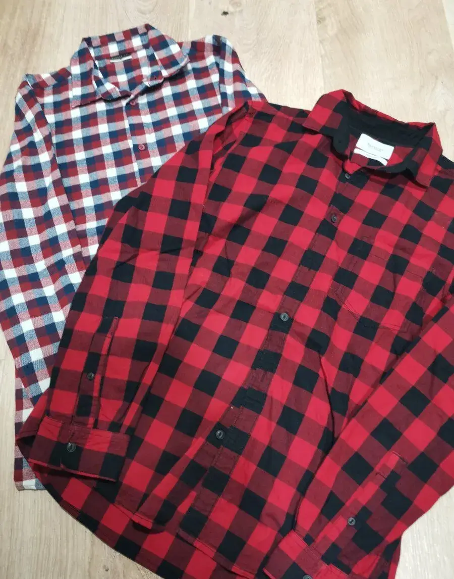 2x flanelová kvalitní košile vel.M