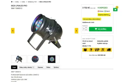 LP64LED-PRO3 Ibiza Light světlo