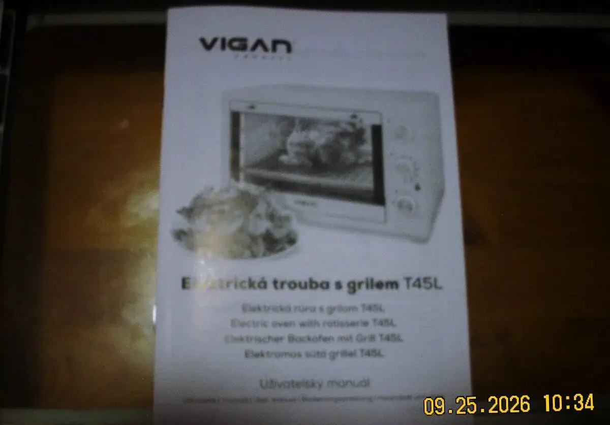 elektrická trouba s grilem