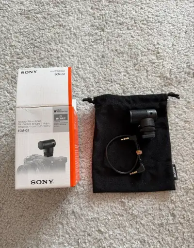 Sony ECM-G1 — kompaktní shotgun mikrofon na kameru