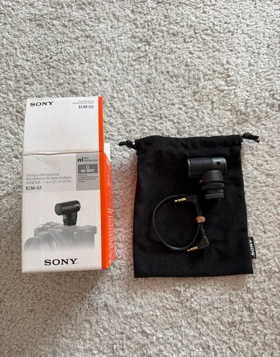 Sony ECM-G1 — kompaktní shotgun mikrofon na kameru