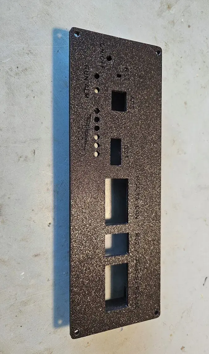 Přední panel pro datovou desku BMS JK + kryty pro propoje b