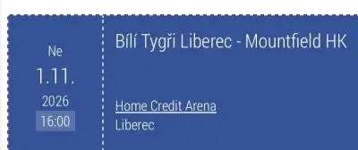 Lísky na hokej - Bílí tygři Liberec x Hradec Králové