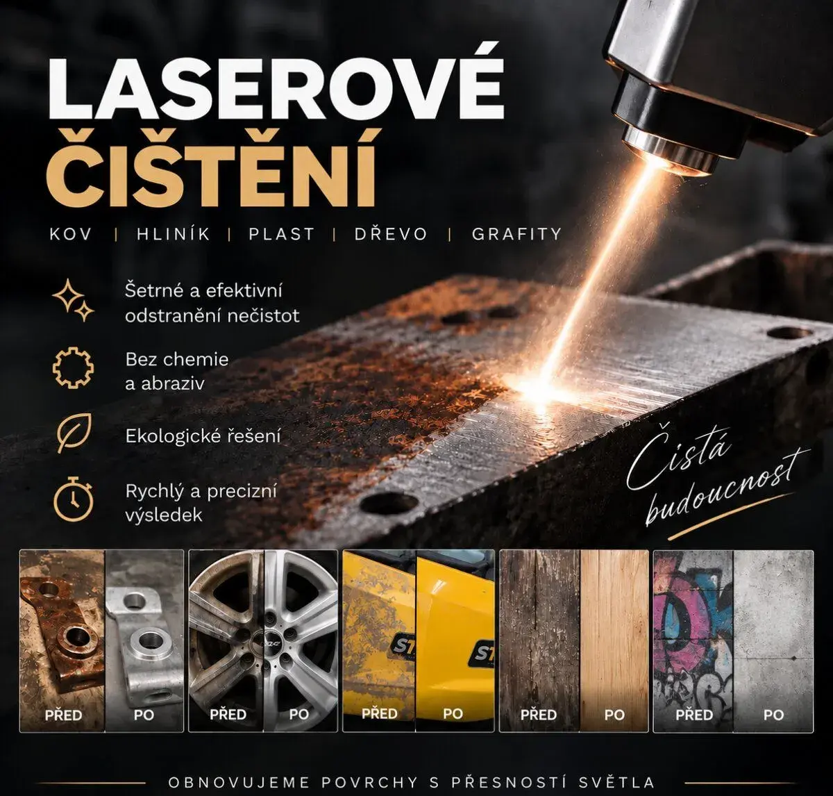 Čištění laserem