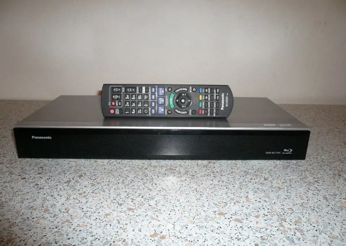 ⚠️Panasonic DMR-BCT765 3D Blu-ray rekordér / 500GB HDD