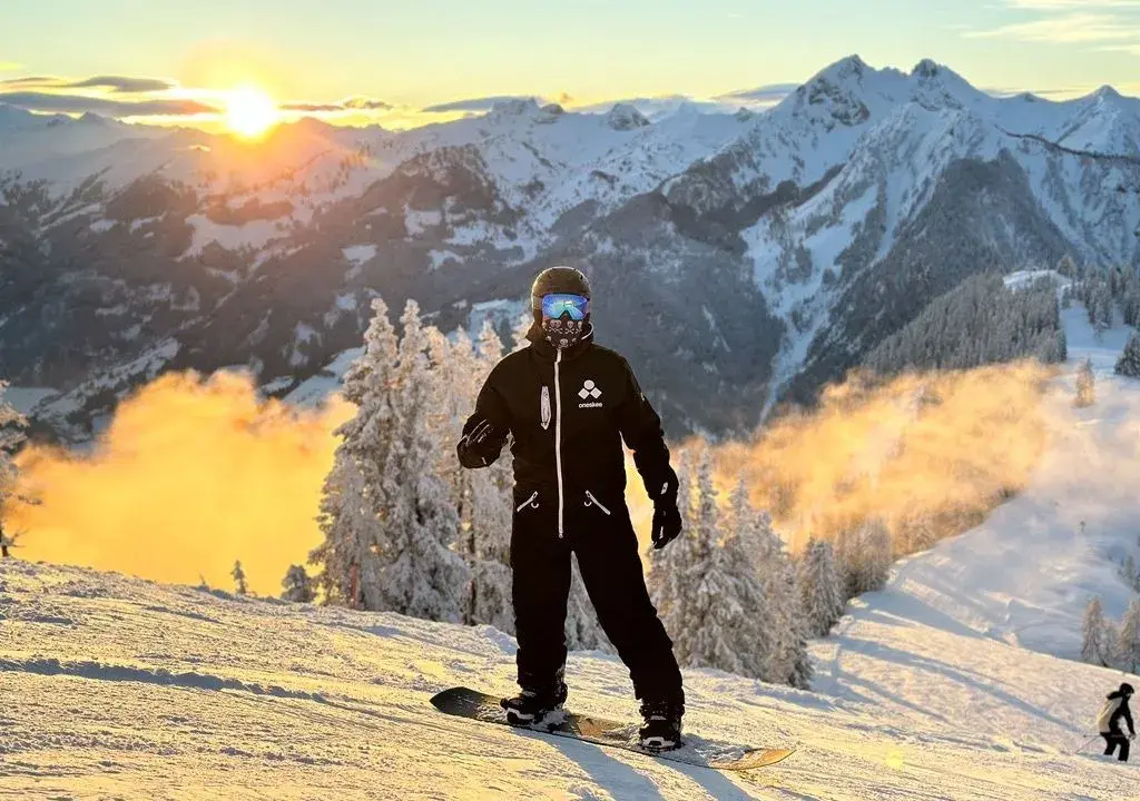 Lyžařská a snowboardová panská kombinéza Oneskee černá XL