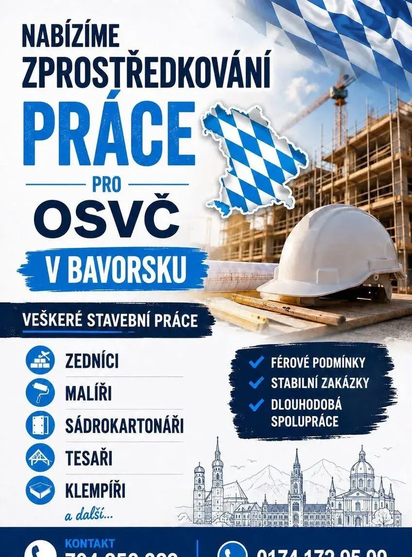 PRÁCE V BAVORSKU PRO OSVČ