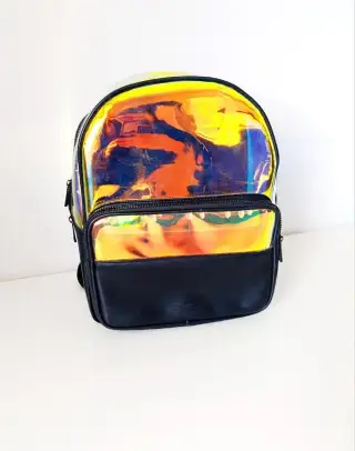 Velký poloprůhledný holografický batoh Cropp