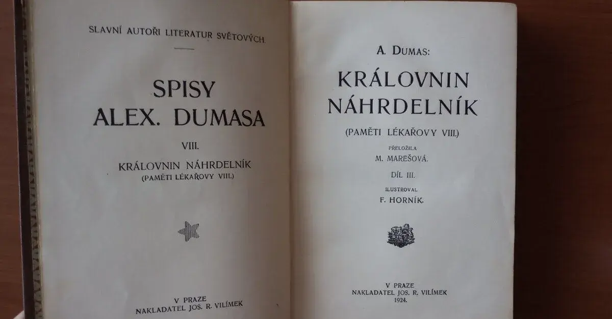 Spisy Alex. Dumasa - Královnin náhrdelník