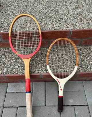 Retro tenisové rakety