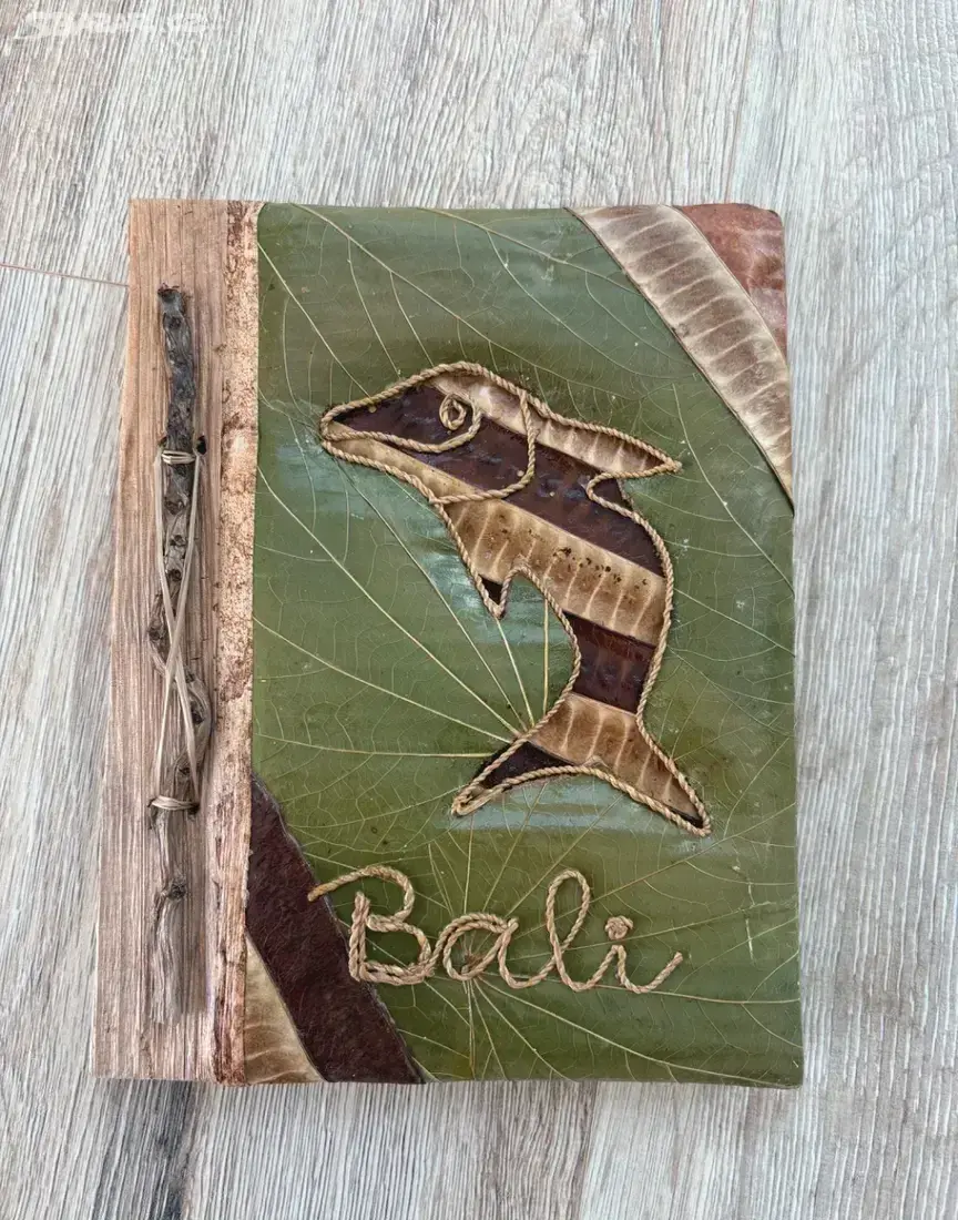 Ručně vyrobený notes z BALI 2
