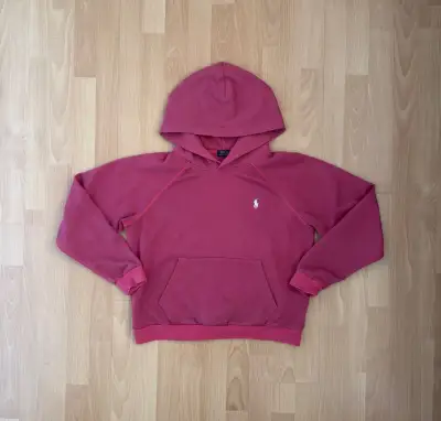 Ralph Lauren Polo dámská růžová mikina s kapucí | vel. L