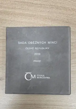 Sada oběžných mincí Česká republika 2019 proof