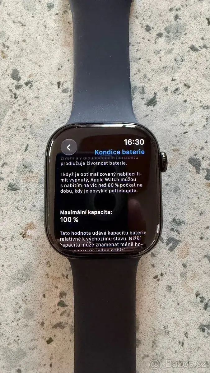 Apple Watch 11 - 46mm lesklý černý hliník - záruka do 06/28