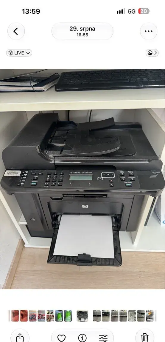 HP LaserJet 1536dnf MFP – tiskárna, skener