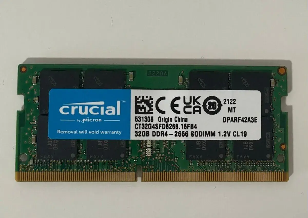 32GB RAM DDR4 pro Notebook
