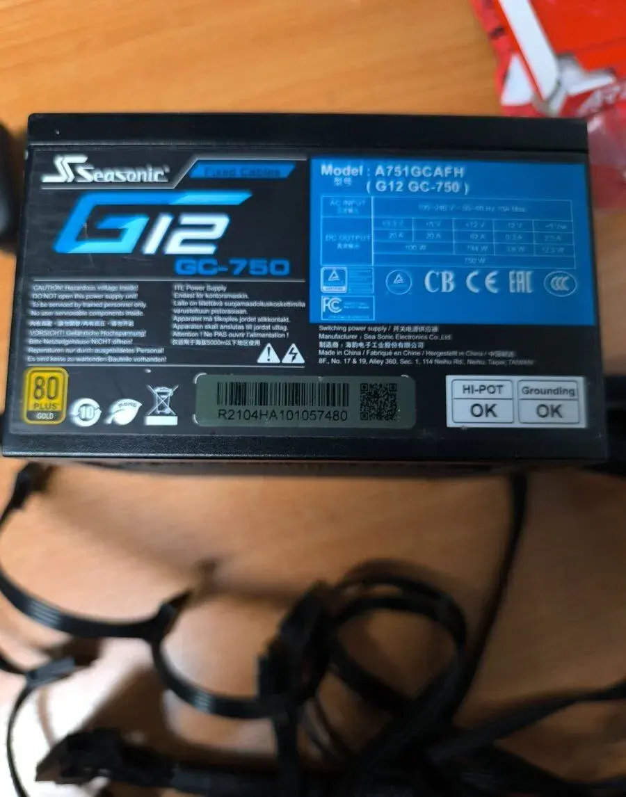 Seasonic g12 gc-750