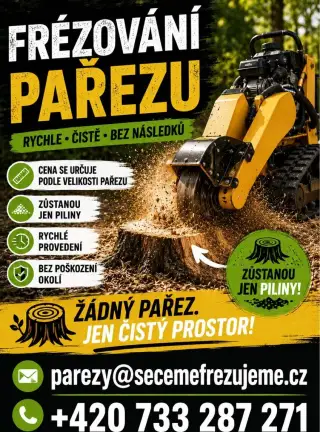 Frézování pařezů