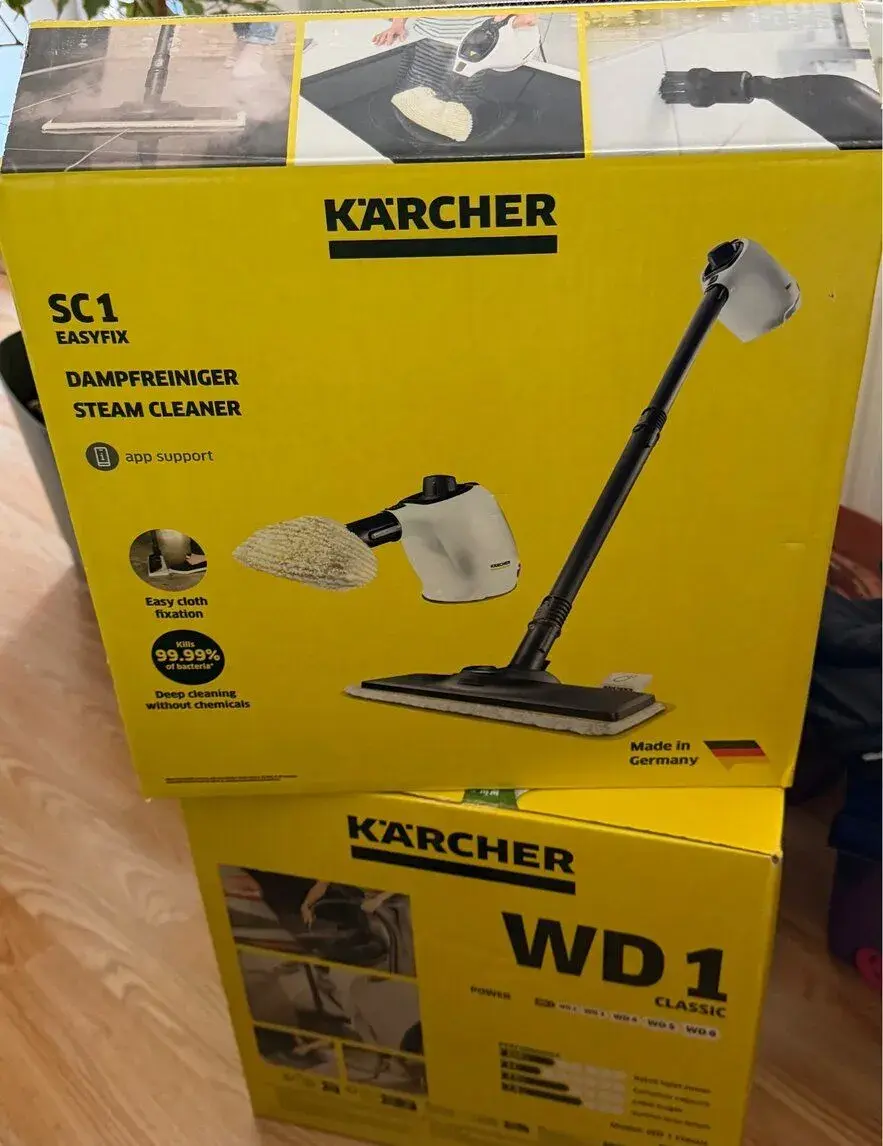 Parní čistič Kärcher /Vysavač na mokré a suché vysávání